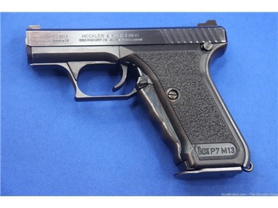 Heckler & Koch H&K Model P7 M13 Pistol 9MM Luger 1987 MFG 13RD High Cap HK 