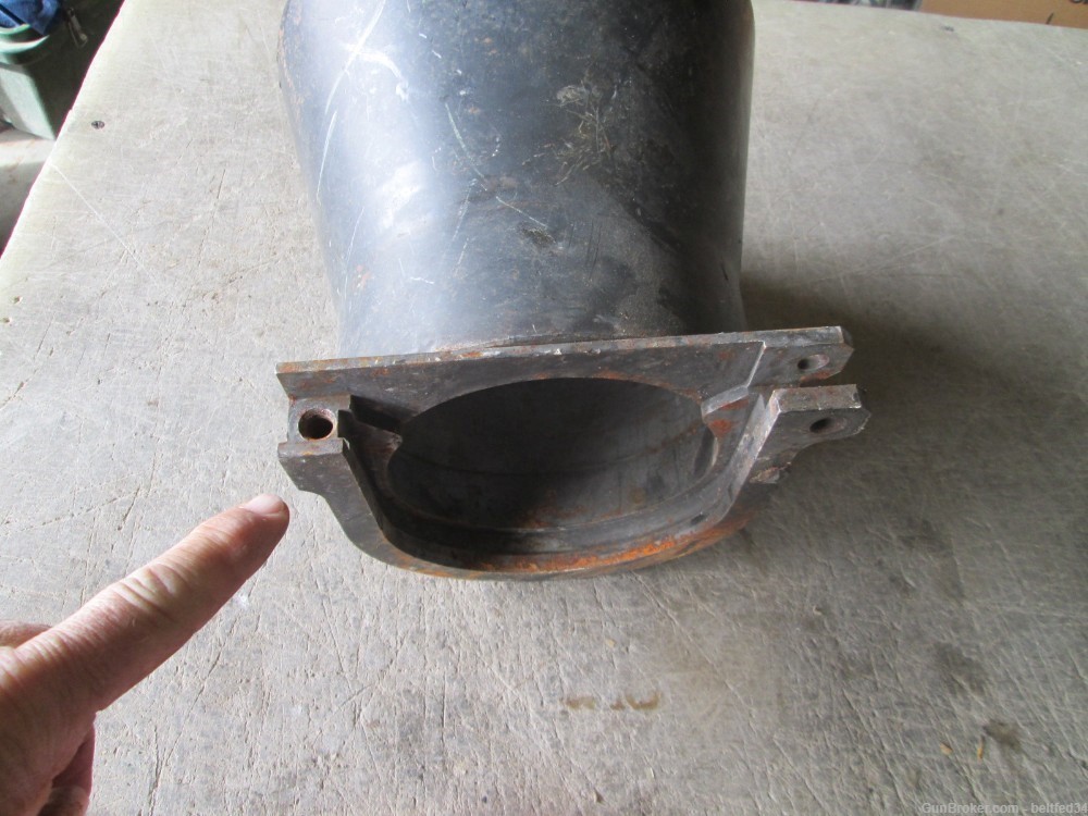 Used 120mm Muzzle Blast Deflector for M120 Mortar 120mm, Missing Parts-img-1