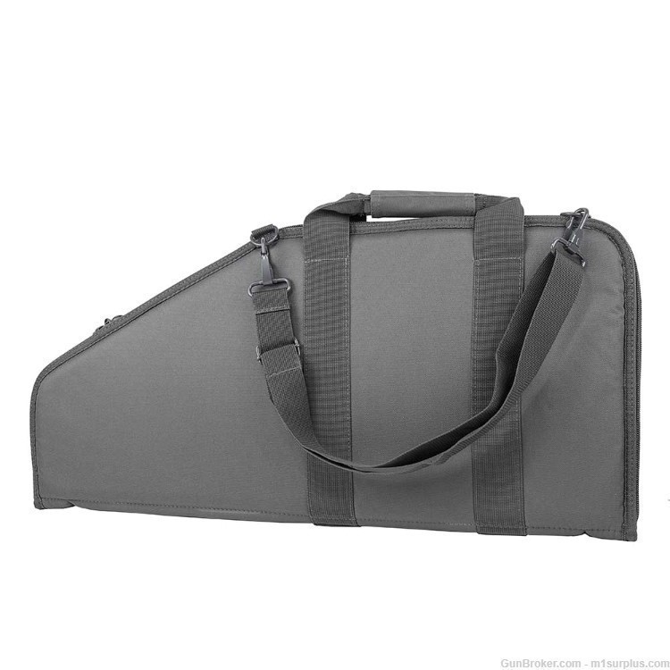 VISM Grey 28" Gun Case fits Chiappa NAK9 Draco Pak9 Kalashnikov KP9 Pistol-img-1