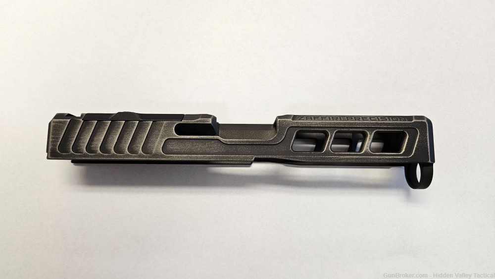 Zaffiri Precision Custom Glock 19 Gen 5 Slide RMR Battleworn 507C 407C-img-1