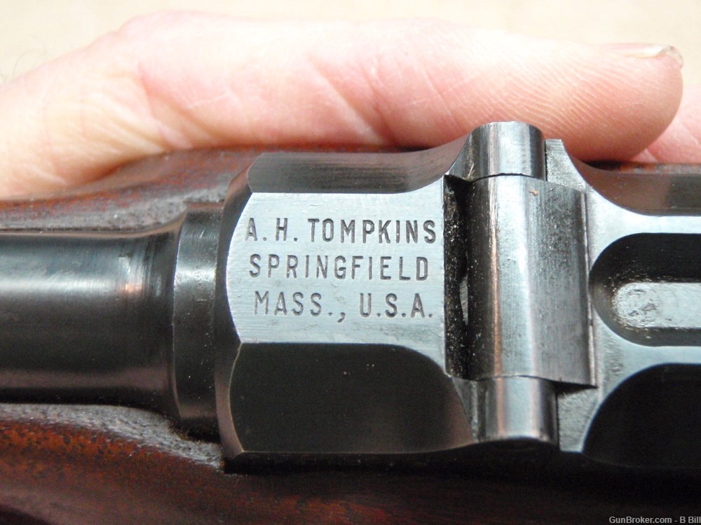 EXTREMELY RARE Thompkins / Varsity 22 cal Target Pistol 1947 EXC COND-img-34