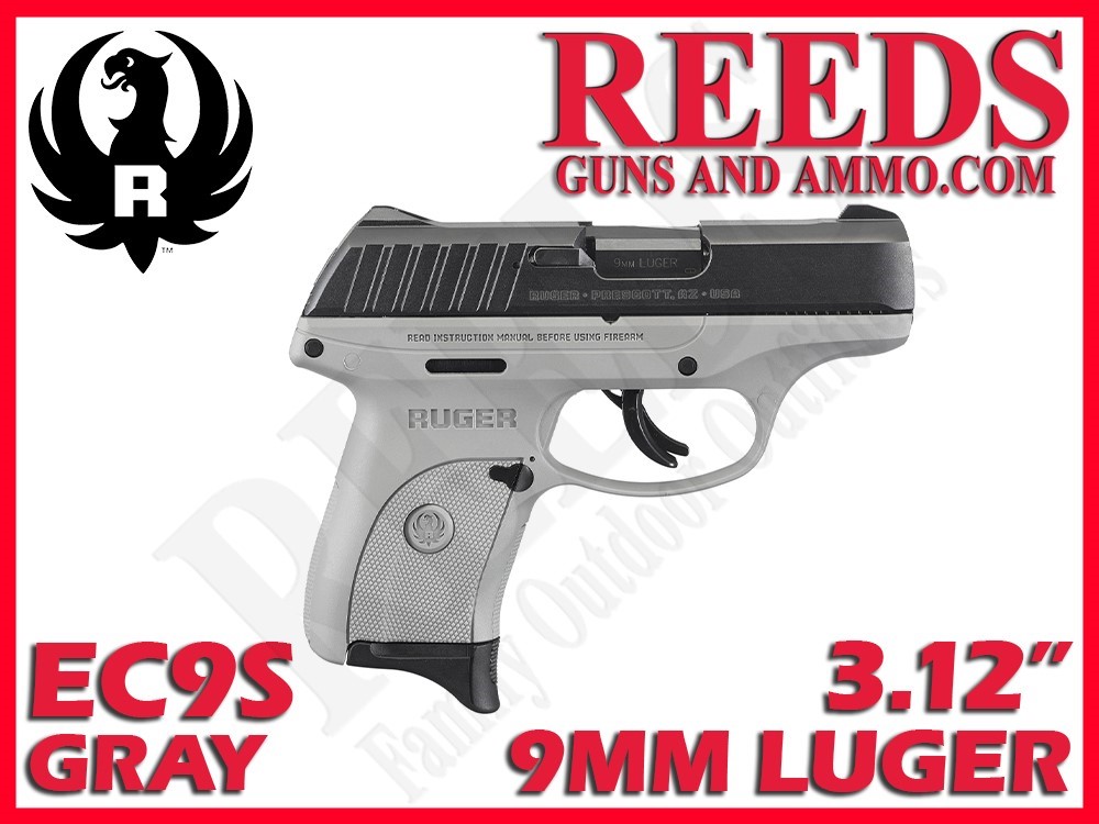 Ruger EC9S Gray 9mm 3.12in 7Rd 13201 -img-0