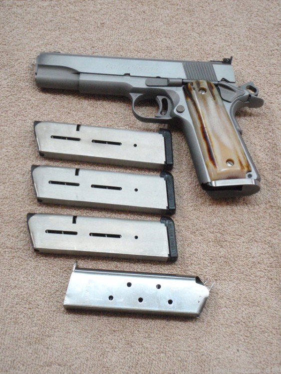 COLT CUSTOM COMPETITION SS Pistol 45acp EXC Cond 1997 Sambar Custom Grips-img-25