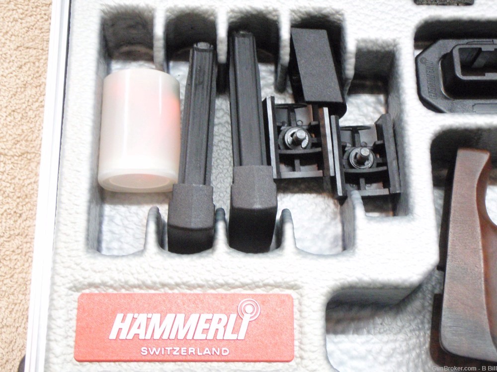 HAMMERLI 280 Competition Target Pistol 22LR FULL Kit LIKE NEW MUST SEE-img-24