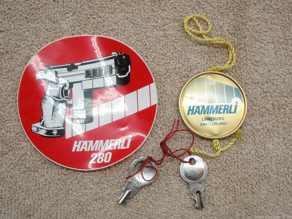 HAMMERLI 280 Competition Target Pistol 22LR FULL Kit LIKE NEW MUST SEE-img-29