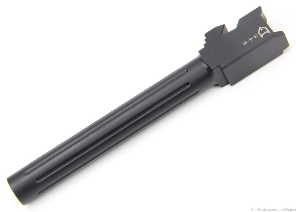 AlphaWolf Glock 34 Barrel 9mm AW-34N - Fluted with Black Nitride-img-3