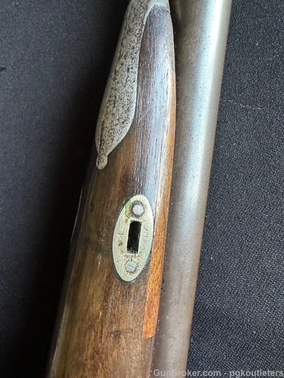 Carved and Engraved CONTINENTAL SIDE BY SIDE PERCUSSION SHOTGUN 12ga -img-27