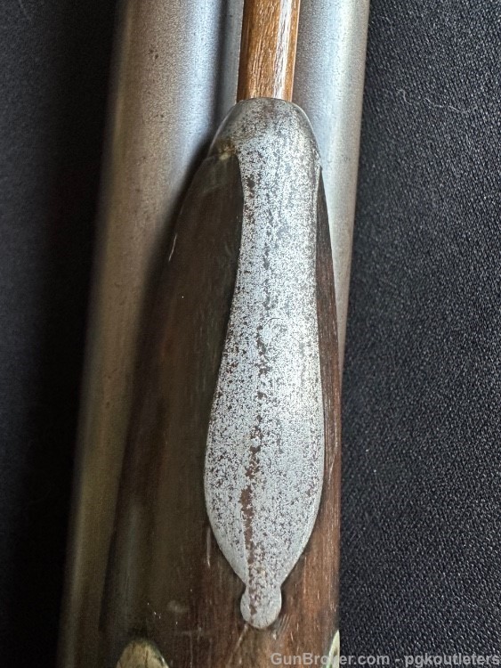 Carved and Engraved CONTINENTAL SIDE BY SIDE PERCUSSION SHOTGUN 12ga -img-26