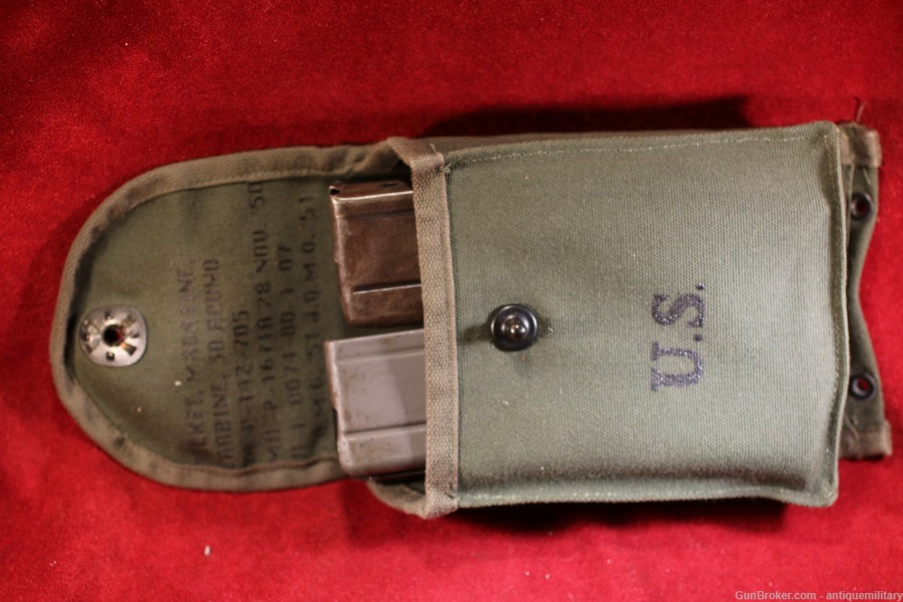 US M1 Carbine 30 Round Magazine Pouch - Holds 4 mags-img-4