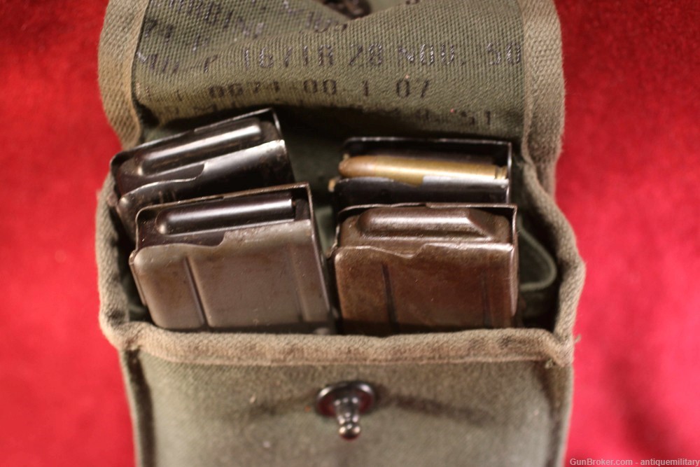 US M1 Carbine 30 Round Magazine Pouch - Holds 4 mags-img-5