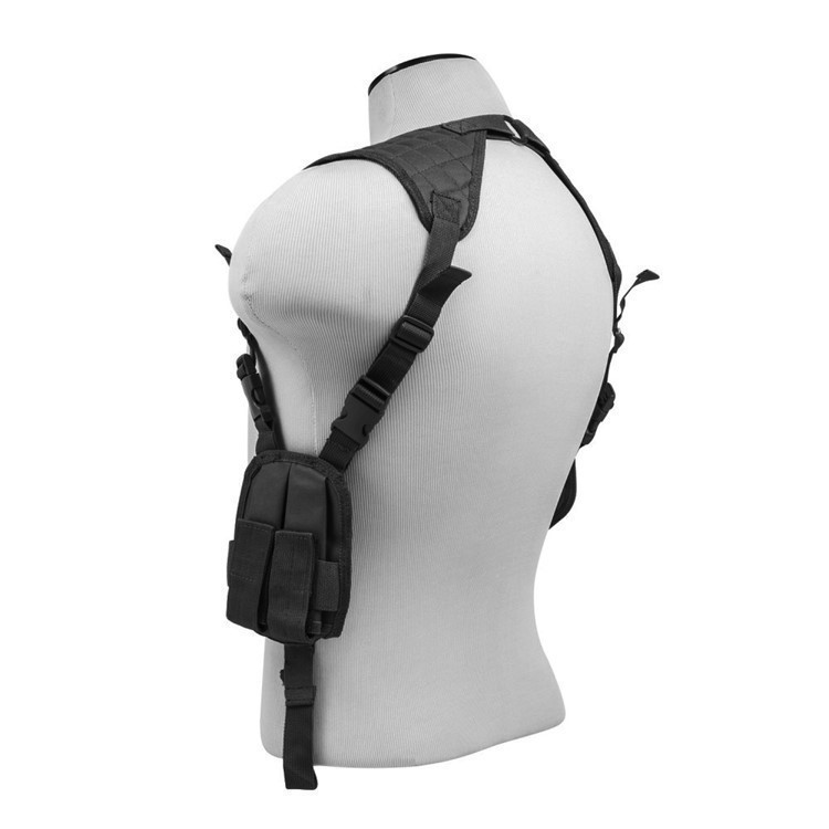 Black Shoulder Holster w/ Mag Pouches fits 9mm Walther PPQ P99 PPX Q5 Match-img-3
