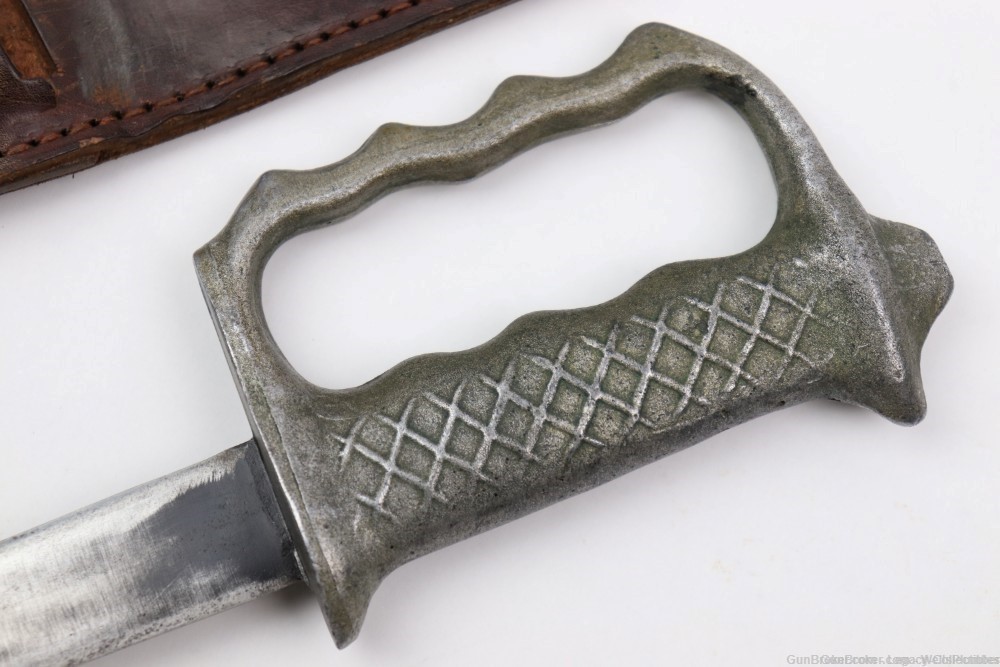 WWII NEW ZEALAND KNUCKLE TRENCH KNIFE AKE REGD WW2 AUSTRALIAN KNUCKLE KNIFE-img-2