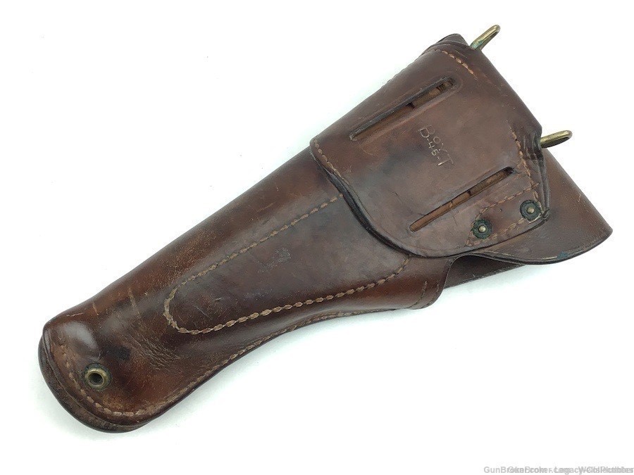 US WWII COLT 1911-A1 BOYT 1911 HOLSTER DATED 1945 USGI WW2 1911 GOVERNMENT -img-1