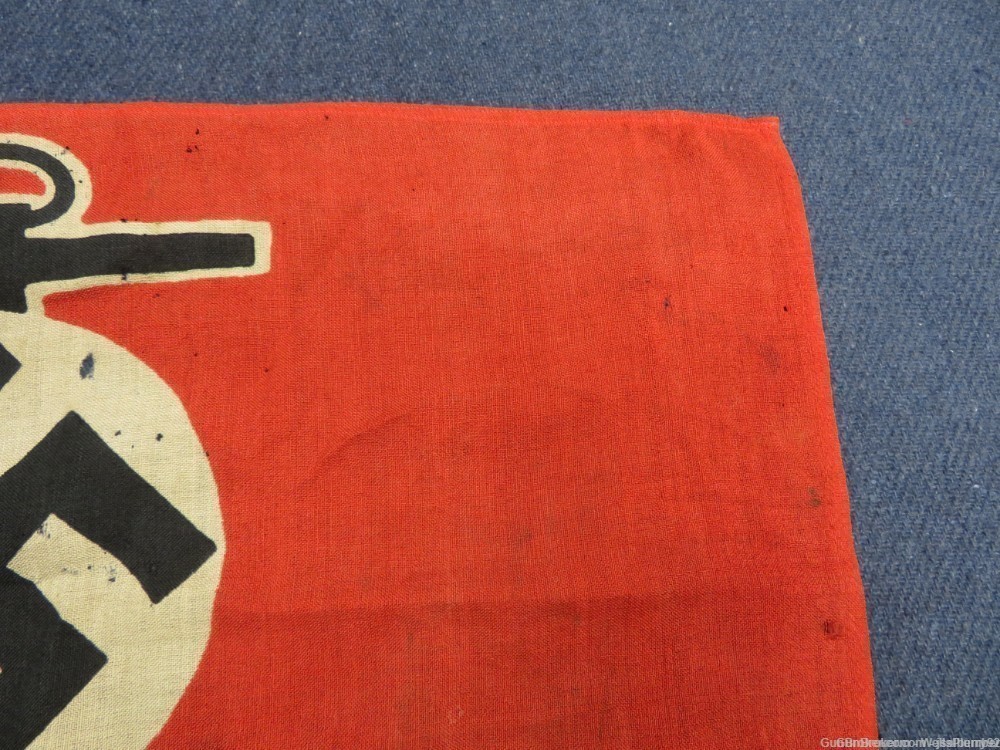 GERMAN WWII WATER SPORTS VESSEL FLAG WITH ROPE (PRE-1945)-img-4