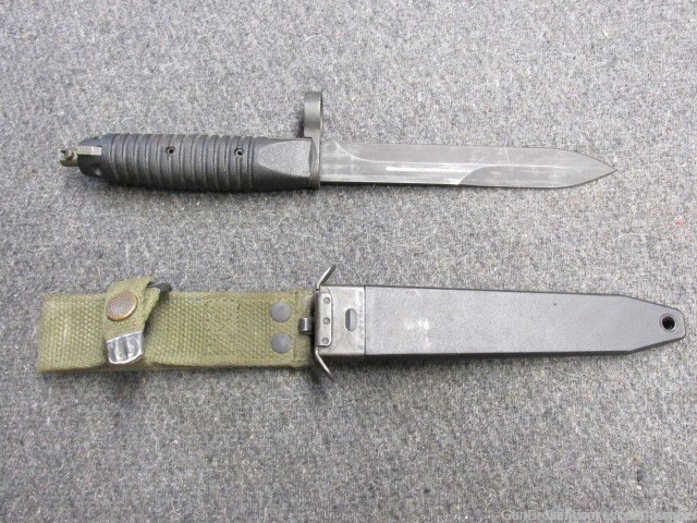 WEST GERMAN HK G3 BAYONET WITH SCABBARD HK 93 13 GROOVE  -img-7