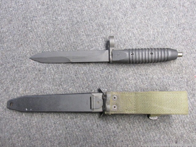 WEST GERMAN HK G3 BAYONET WITH SCABBARD HK 93 13 GROOVE  -img-1