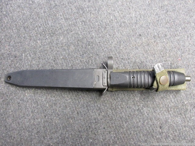 WEST GERMAN HK G3 BAYONET WITH SCABBARD HK 93 13 GROOVE  -img-2