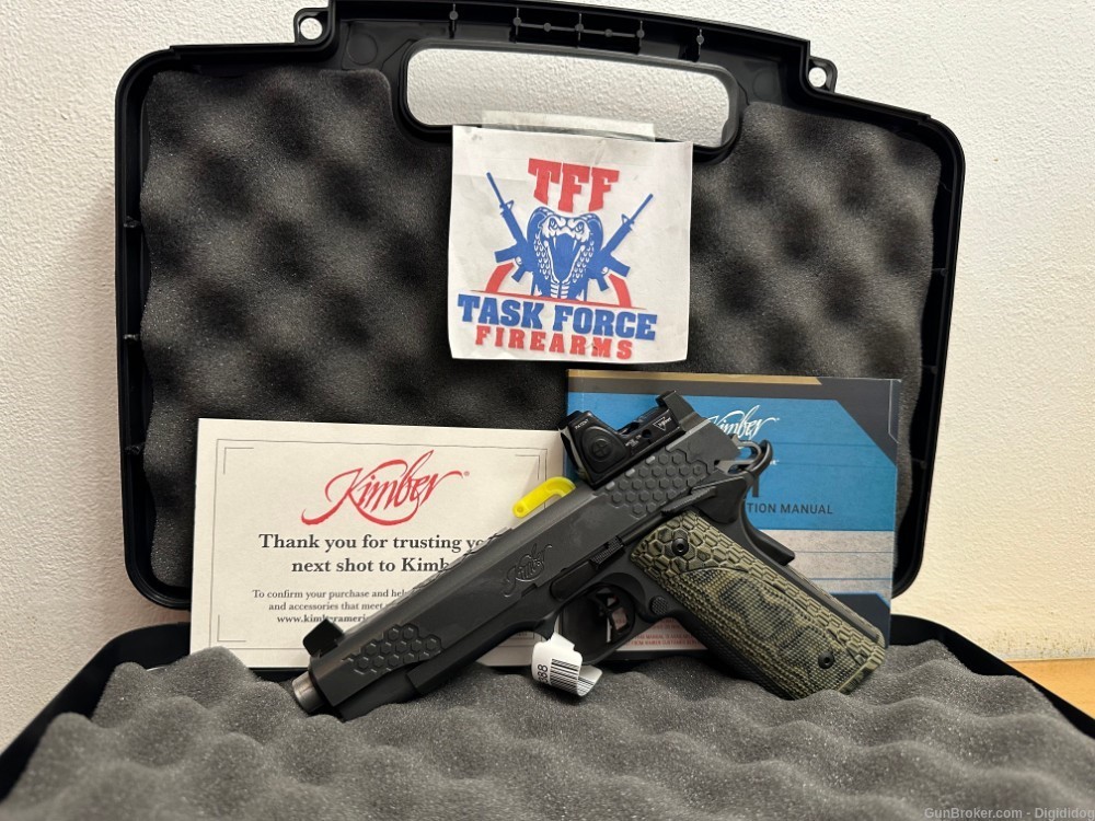 Kimber KHX Custom Trijicon in .45  with a 5" Brl and 1-9 Rnd Mag NIB!-img-1