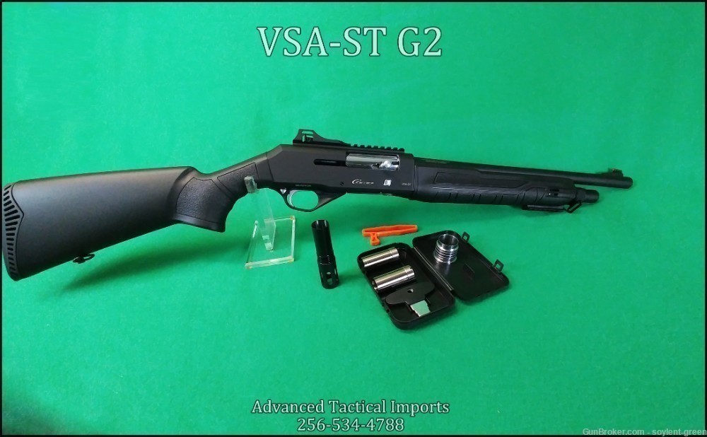 New VSA-ST G2 12GA Auto Tactical HD Shotgun 18.5" bbl 6shot w/ rail WE SHIP-img-1
