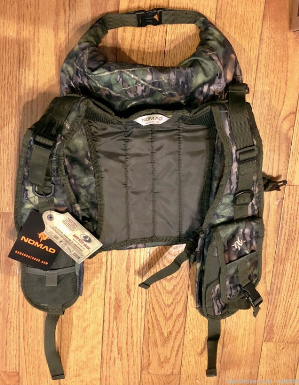 Mossy Oak NOMAD Pursuit Convertible Turkey Vest, size 1 *NEW*-img-1