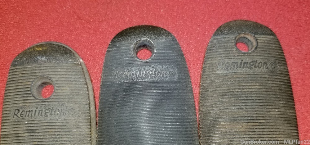 Lot of 5 Remington buttplates aluminum grooved parts-img-2