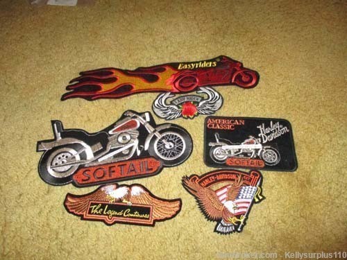 Lot of 6 Motorcycle Patches-img-0