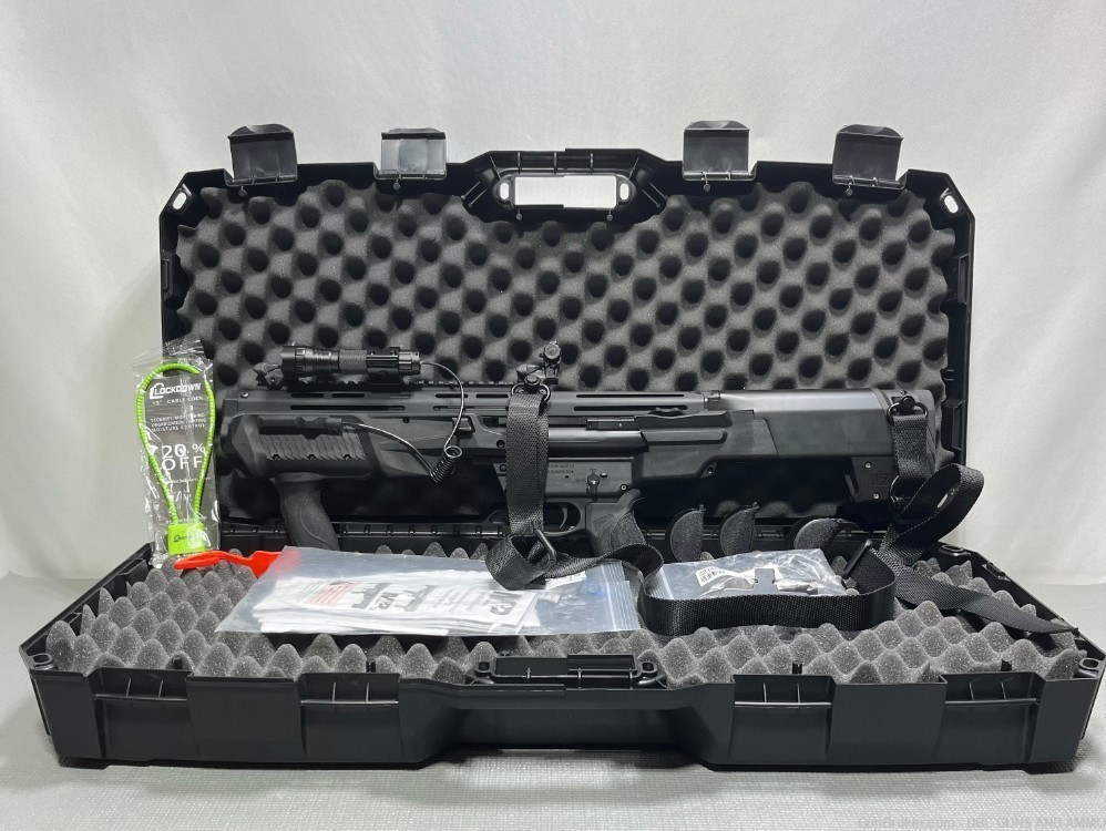 Used Smith & Wesson Bullpup, M&P 12 Pump Shotgun, 12 Gauge, with extras.-img-5