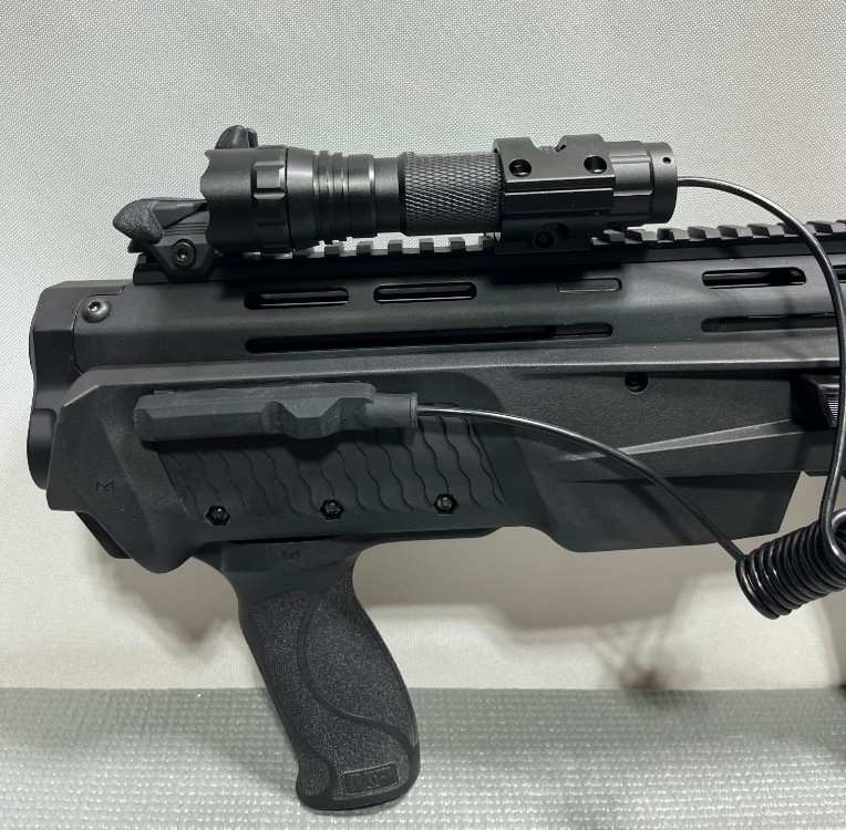Used Smith & Wesson Bullpup, M&P 12 Pump Shotgun, 12 Gauge, with extras.-img-3