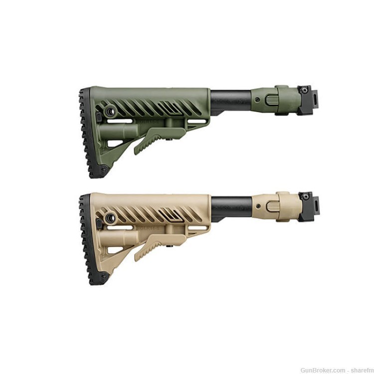 Fab Defense M4 Folding Collapsible Buttstock For AKS-74U - Tan-img-0