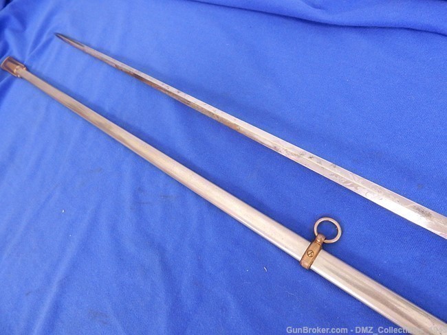 1870s US Springfield Armory Staff & Foot Officers Sword with Scabbard-img-7