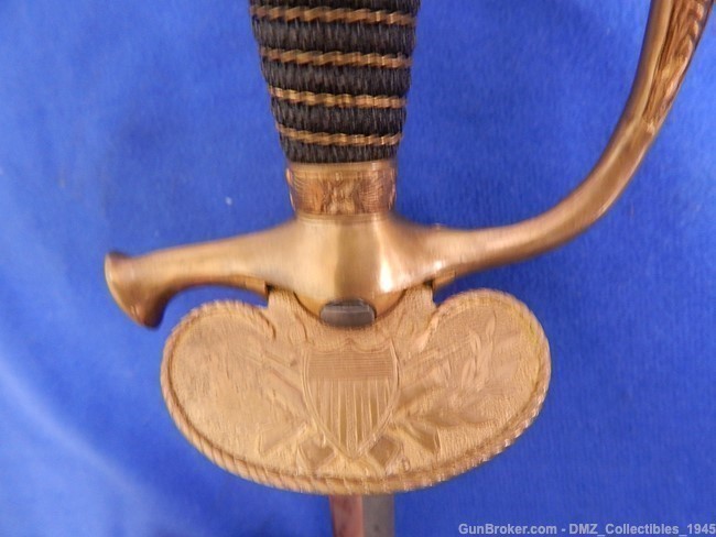 1870s US Springfield Armory Staff & Foot Officers Sword with Scabbard-img-11
