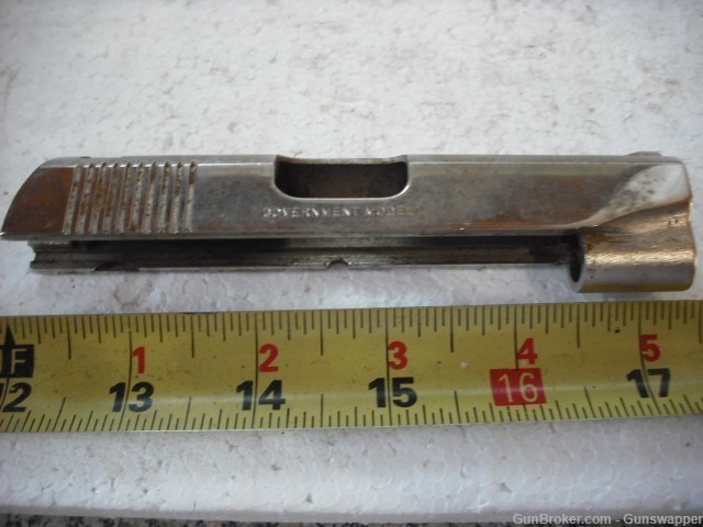 Gun Parts Colt MK IV Series 80 Cal 380 Slide Part No Reserve-img-0