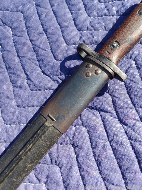 British 1907 bayonet,  Enfield No. 1 rifle by Sanderson -img-25