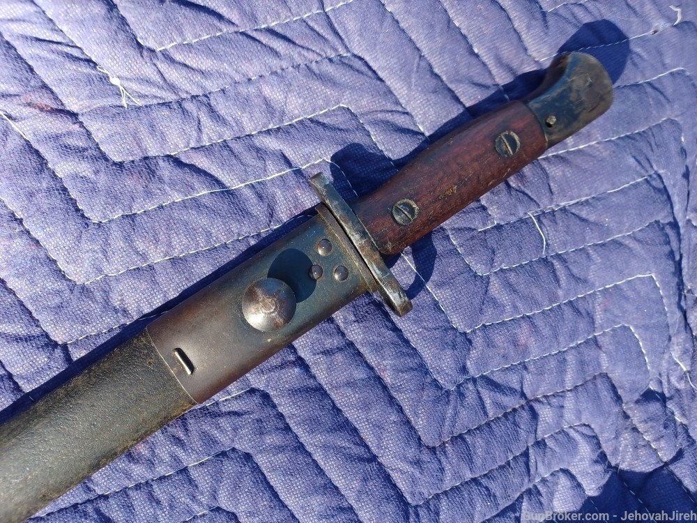 British 1907 bayonet,  Enfield No. 1 rifle by Sanderson -img-29