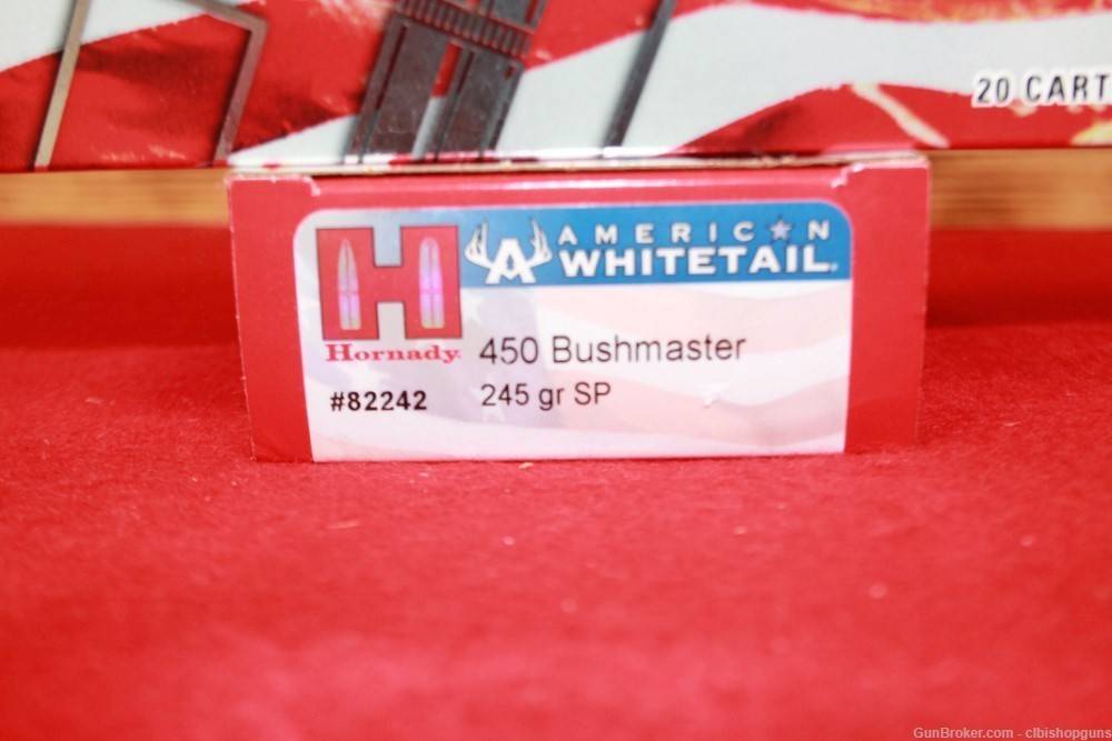 Hornady American Whitetail .450 Bushmaster 245 grain SP 2 BOXES 40 RNDS-img-2