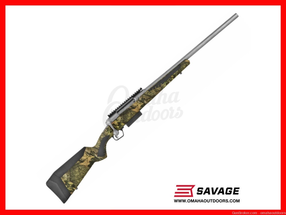 Savage 220 Slug Stainless Camo 57381-img-0