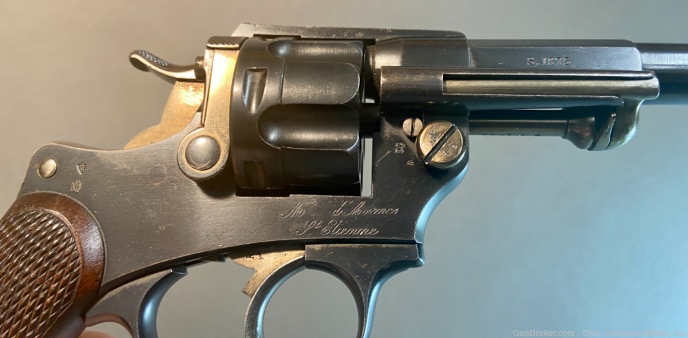 1875 Dated St. Etienne Model 1874 French Officer’s Service Revolver-img-8
