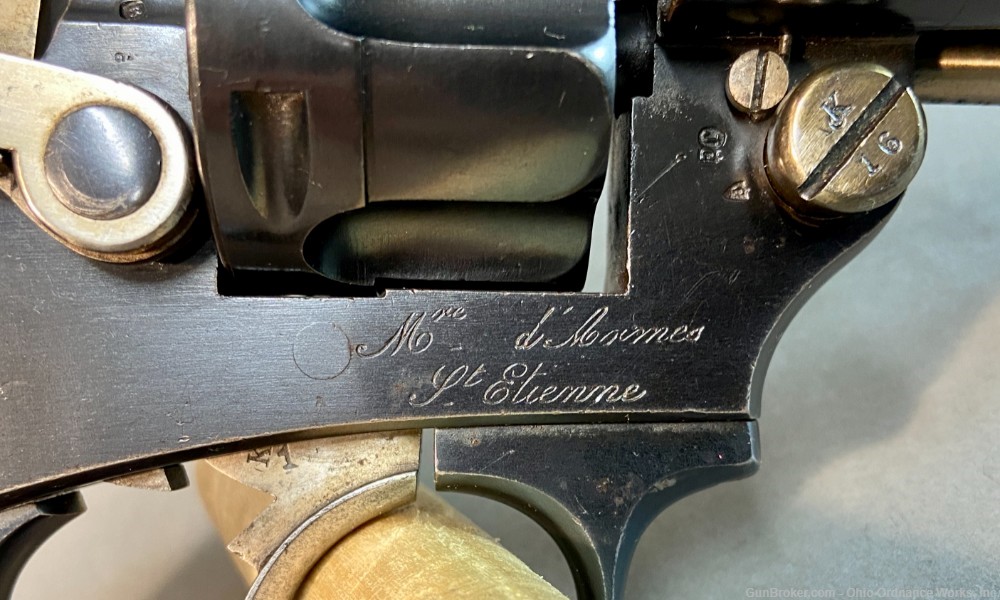 1875 Dated St. Etienne Model 1874 French Officer’s Service Revolver-img-11