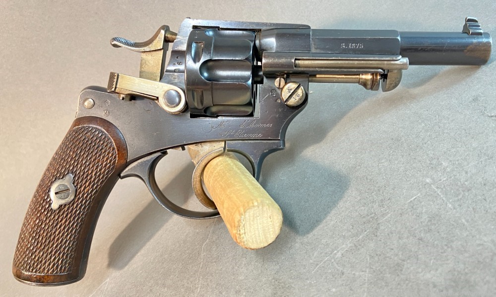 1875 Dated St. Etienne Model 1874 French Officer’s Service Revolver-img-7