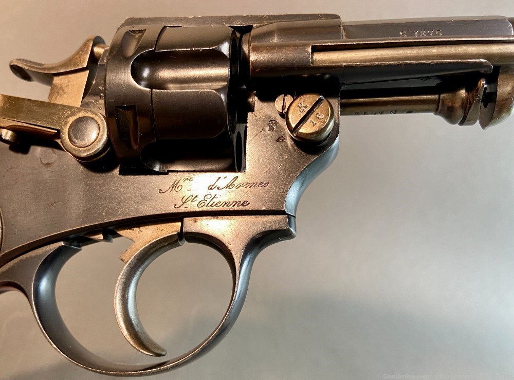 1875 Dated St. Etienne Model 1874 French Officer’s Service Revolver-img-13