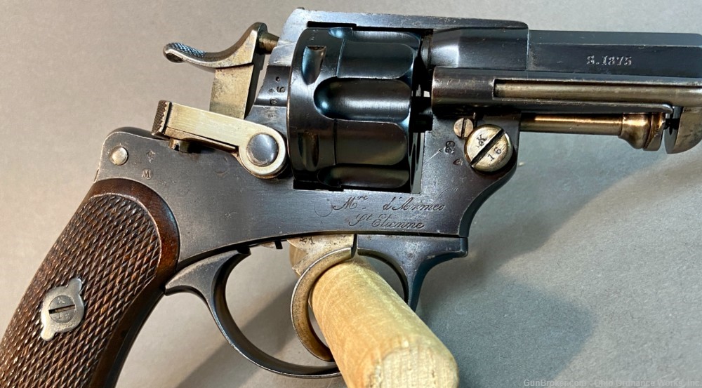 1875 Dated St. Etienne Model 1874 French Officer’s Service Revolver-img-10