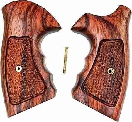 Smith & Wesson K & L Frame Rosewood Grips-img-0