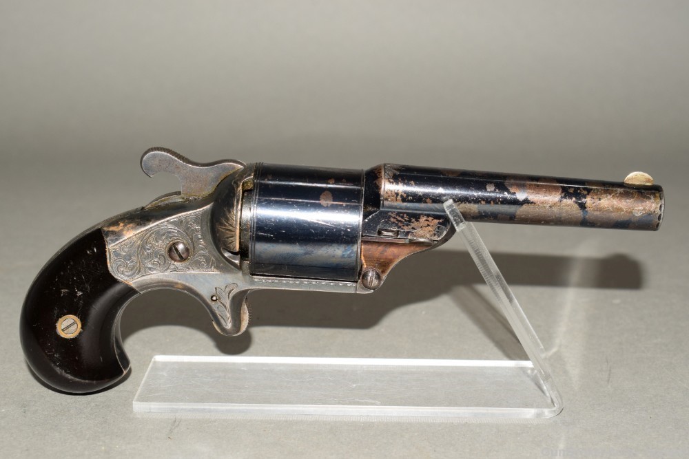 Wonderful Moore's Patent Firearms Front Loading Revolver 32 Teatfire-img-0
