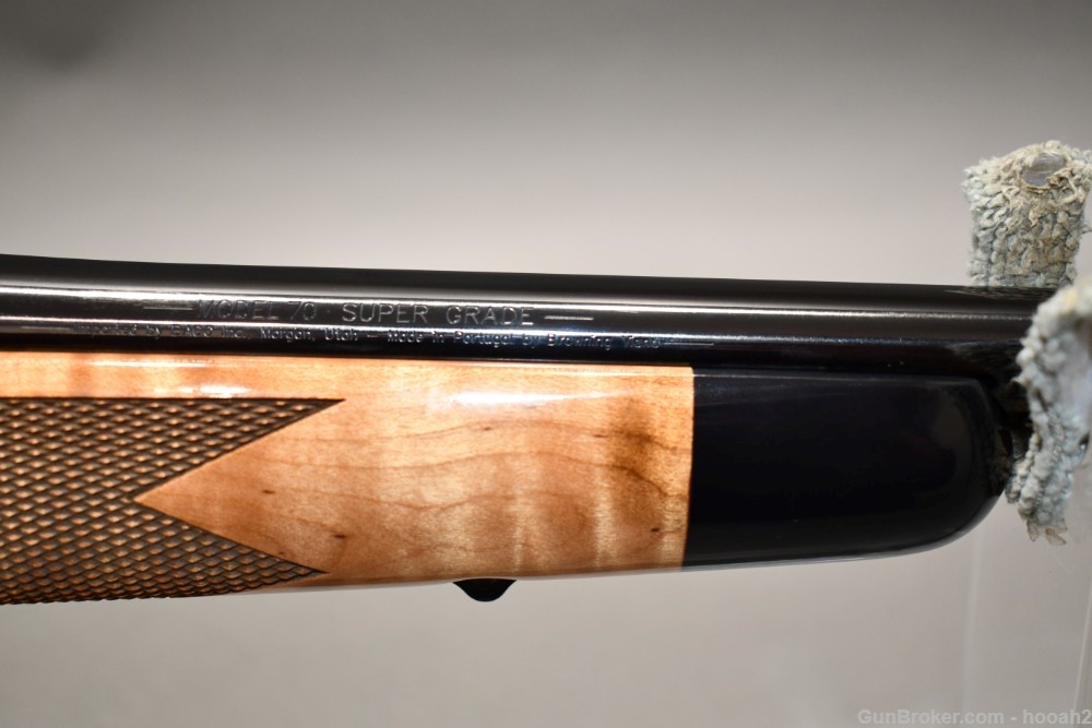 Wonderful Winchester 70 Super Grade AAA Maple 6.5 Creedmoor Rifle W Box-img-7