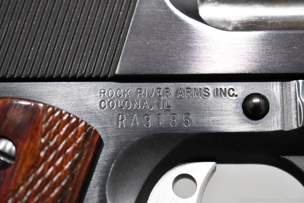 Excellent Rock River Arms 1911-A1 Tactical 45 ACP 5" Rail Pistol W Box 2009-img-29