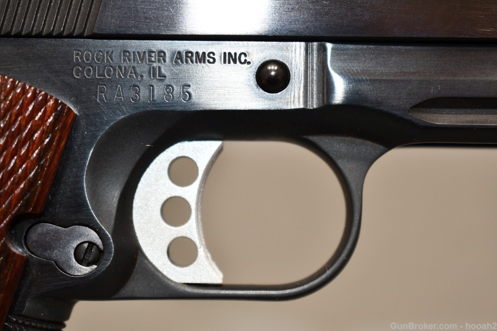 Excellent Rock River Arms 1911-A1 Tactical 45 ACP 5" Rail Pistol W Box 2009-img-5