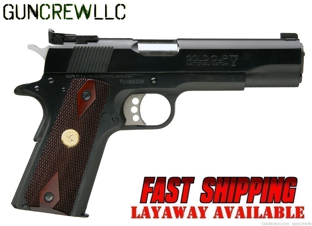 Colt Gold Cup National Match 1911 Govt 5" O5870A1 45ACP 45 ACP Layaway-img-0