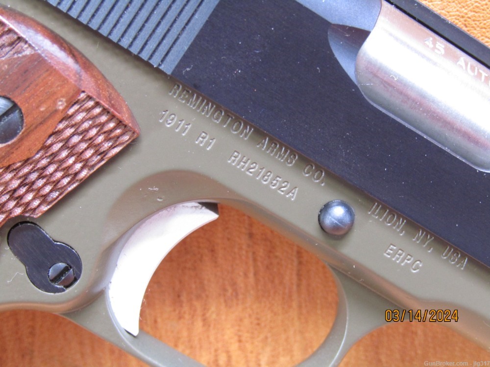 Remington 1911-R1 45 ACP Semi Auto Pistol Thumb Safety 2x 8 RD Mag-img-4