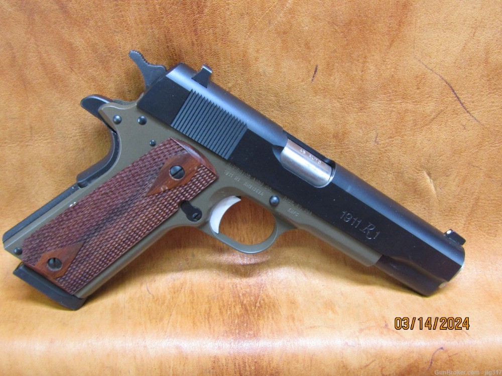Remington 1911-R1 45 ACP Semi Auto Pistol Thumb Safety 2x 8 RD Mag-img-1