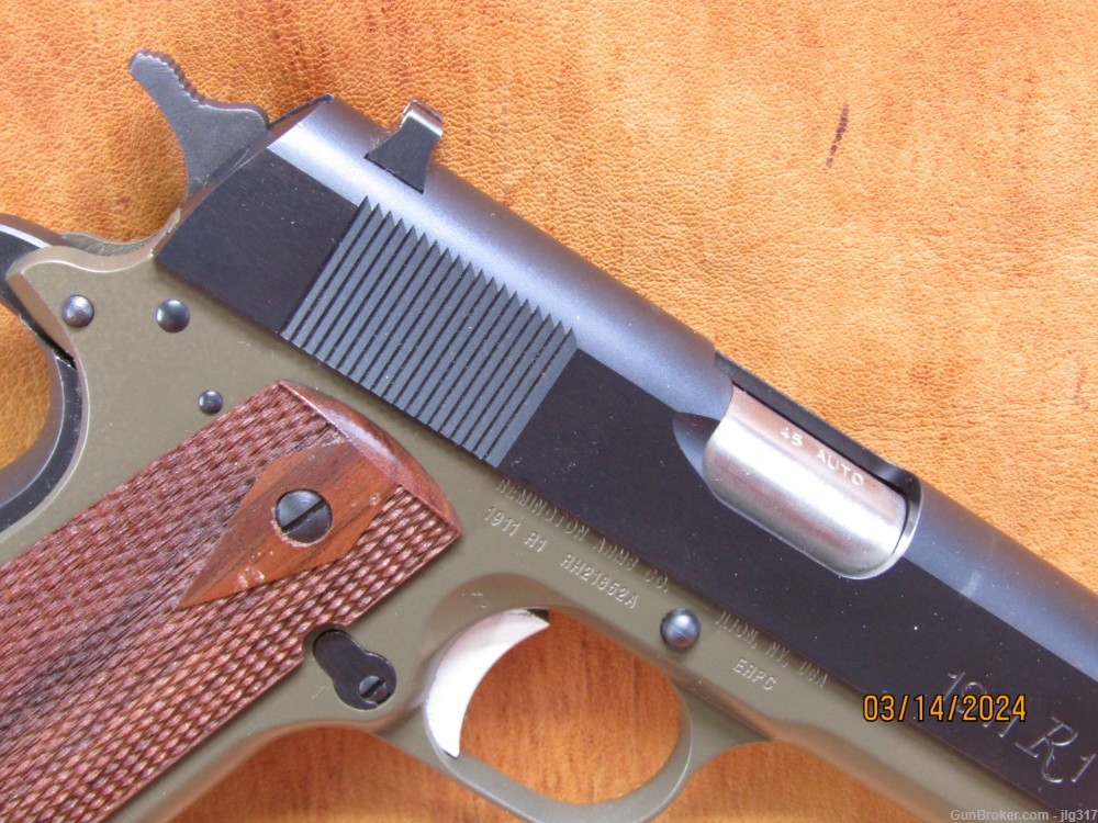 Remington 1911-R1 45 ACP Semi Auto Pistol Thumb Safety 2x 8 RD Mag-img-3